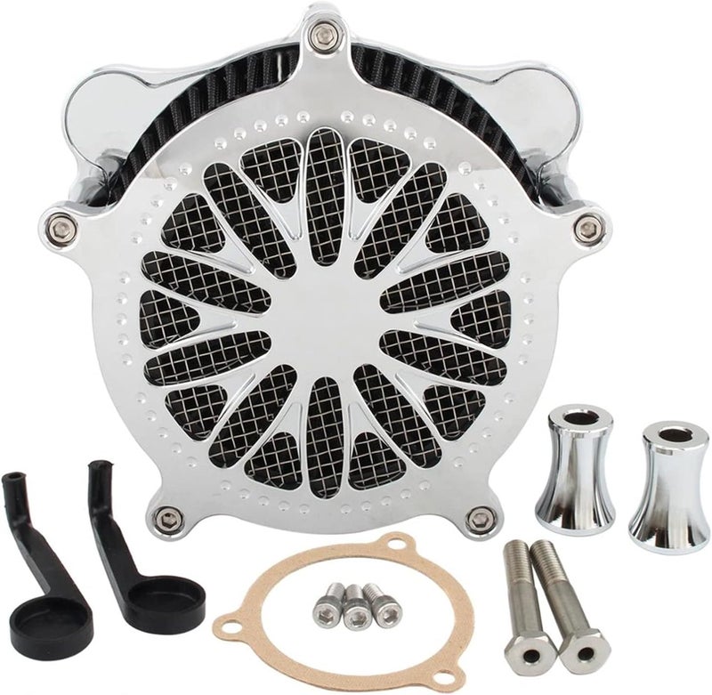 DEMULAX Motorcycle CNC Air Filter Cleaner - Image 1