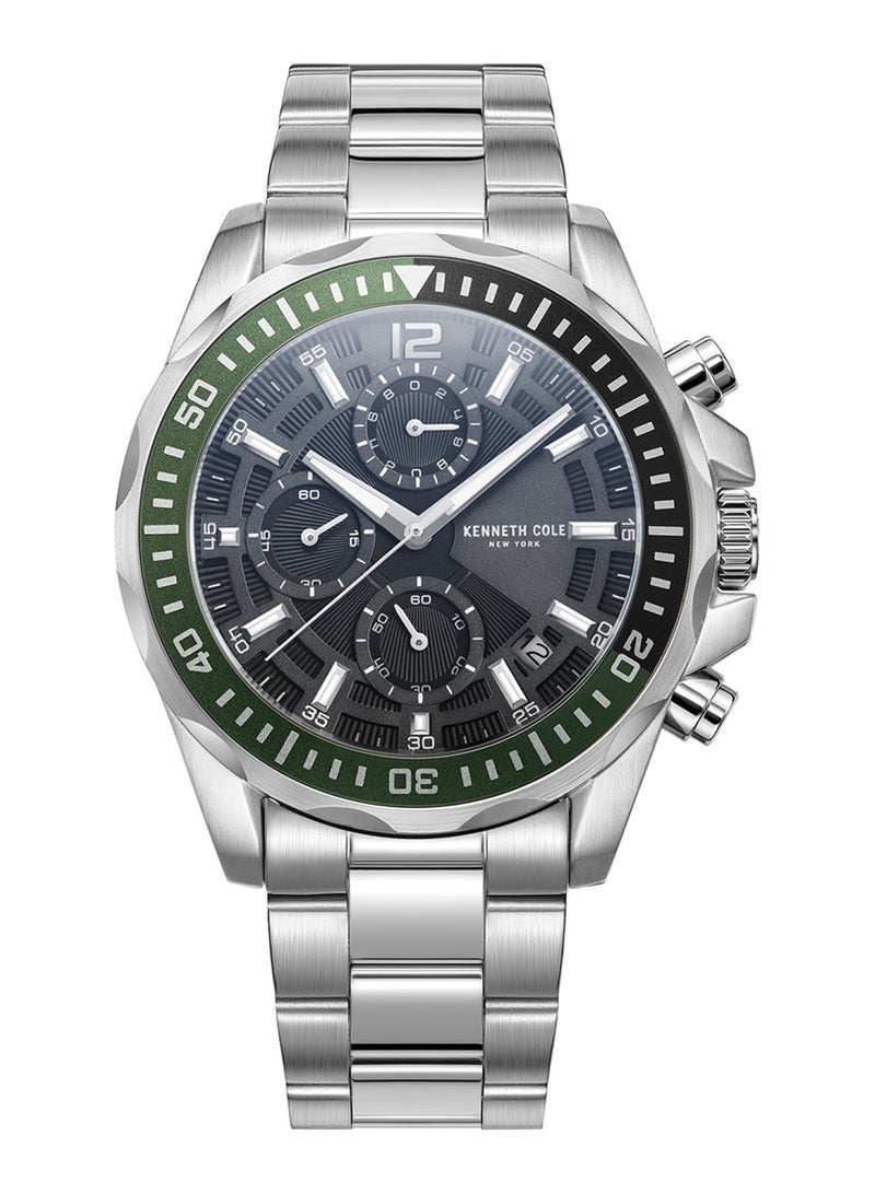 Kenneth Cole Men Fashion Stainless Steel Quartz Watch KCWGK2222202 - Image 1