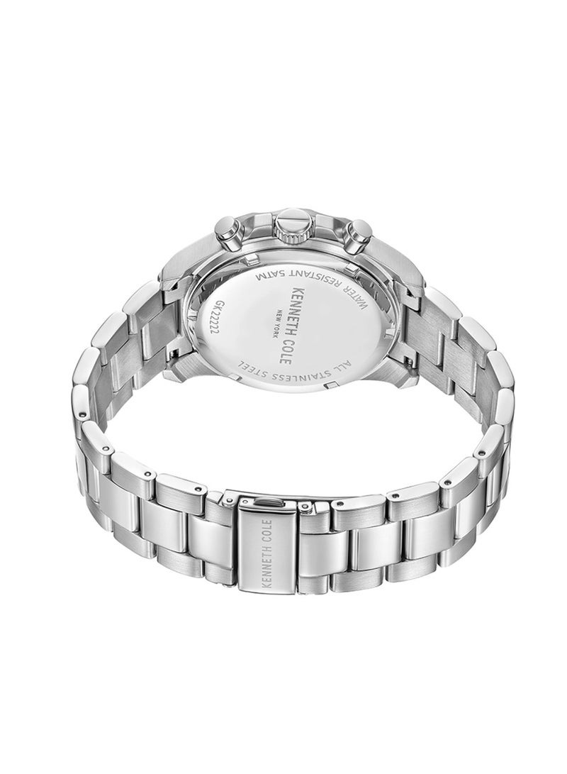 Kenneth Cole Men Fashion Stainless Steel Quartz Watch KCWGK2222202 - Image 3