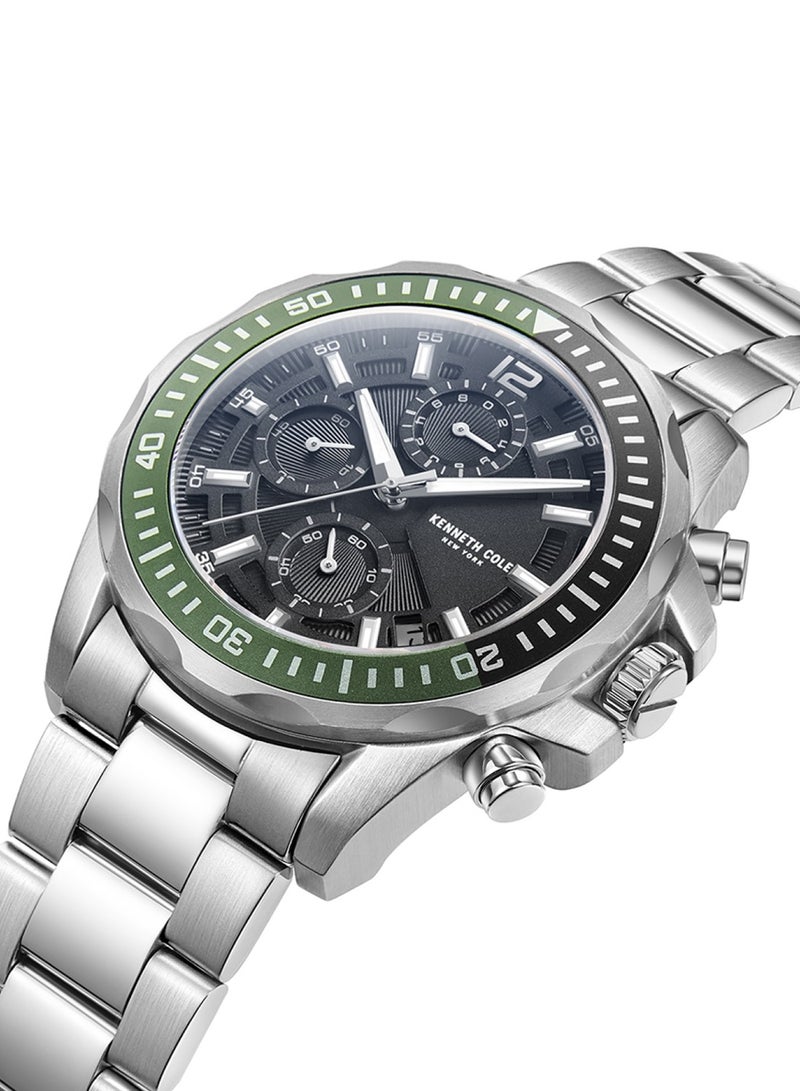 Kenneth Cole Men Fashion Stainless Steel Quartz Watch KCWGK2222202 - Image 2