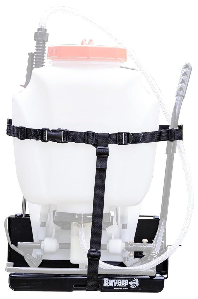 Buyers Products Company Buyers Products LT23 Adjustable Backpack Sprayer Rack for Landscape Trailers, Easy Storage for Landscaping Equipment and Supplies, Made in The USA,Black - Image 1