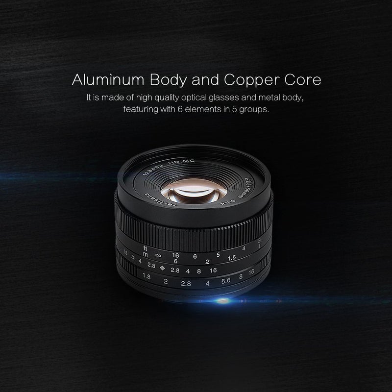 7artisans 50mm F1.8 APS-C Manual Fixed Lens for M4/3 Mount Cameras Panasonic G1 G2 G3 G4 G5 G6 G7 GF1 GF2 GF3 GF5 GF6 GM1 Olympus EMP1 EPM2 E-PL1 E-PL2 E-PL3 E-PL5 - Image 4