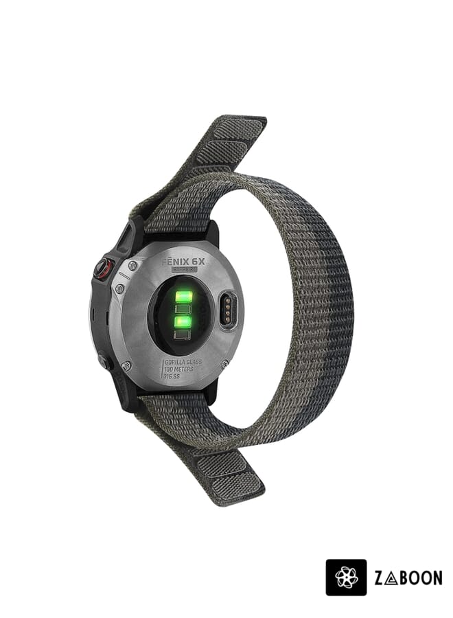 Zaboon سوار ساعة جارمن فينيكس 7 مع مشبك حلقي من النايلون - Image 2