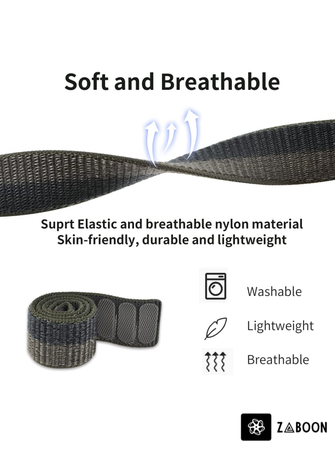 Zaboon سوار ساعة جارمن فينيكس 7 مع مشبك حلقي من النايلون - Image 3