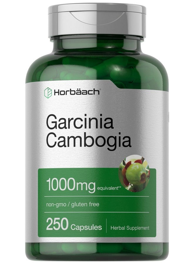 Horbäach Horbaach Garcinia Cambogia Extract Pills | 1000mg | 250 Capsules | Herbal Extract Supplement | Non-GMO, Gluten Free - Image 1