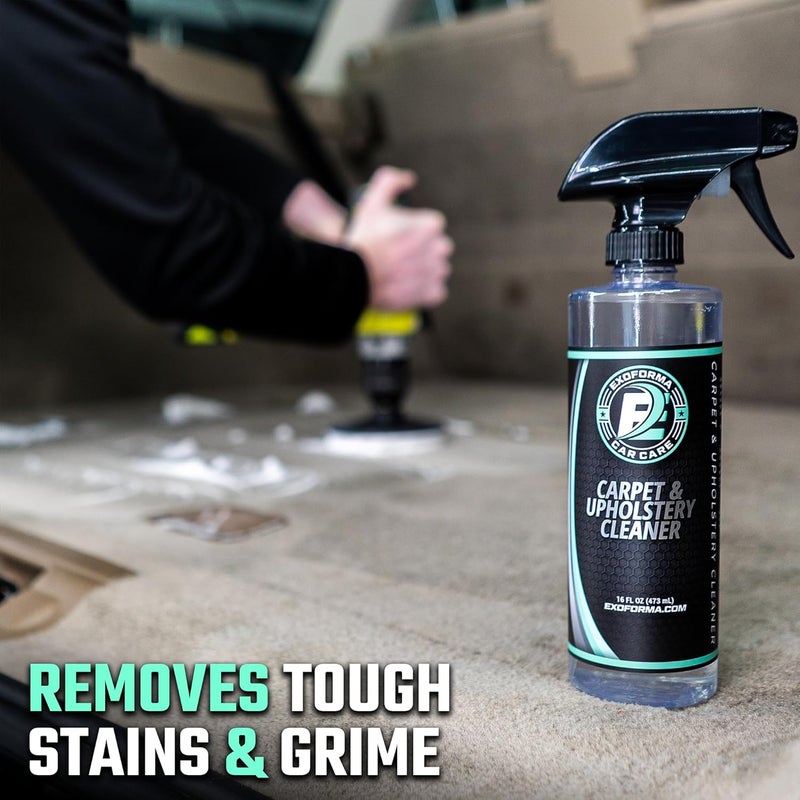 ExoForma Carpet & Upholstery Cleaner - Gentle But Effective Carpet Cleaner for Vehicles, Car Interior Cleaner and Stain Remover for Seats, Carpet, Fabric & More - Image 3