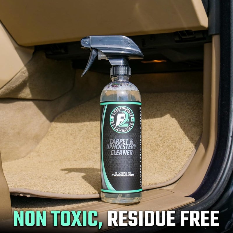 ExoForma Carpet & Upholstery Cleaner - Gentle But Effective Carpet Cleaner for Vehicles, Car Interior Cleaner and Stain Remover for Seats, Carpet, Fabric & More - Image 5