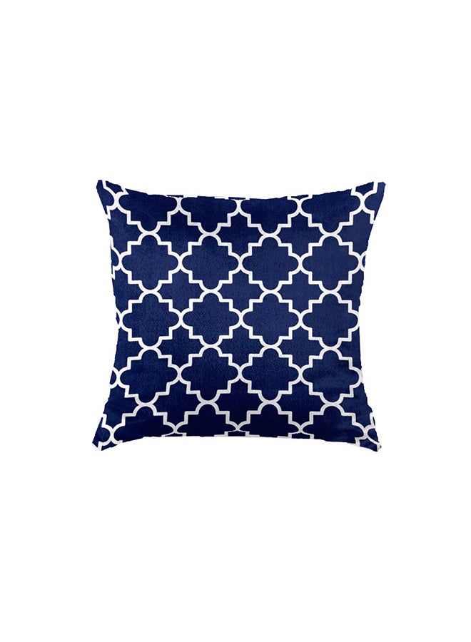 RIZARIES SuperSoft Moroccan Navy Blue Throw Pillow 
