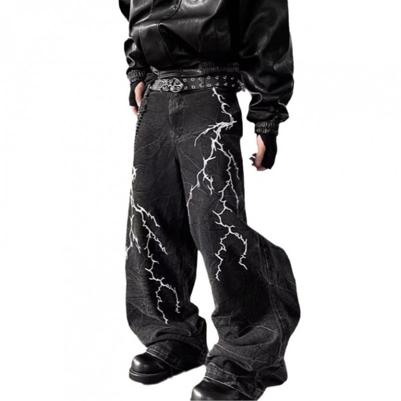 Unisex Casual Daily Denim Jeans - Image 4