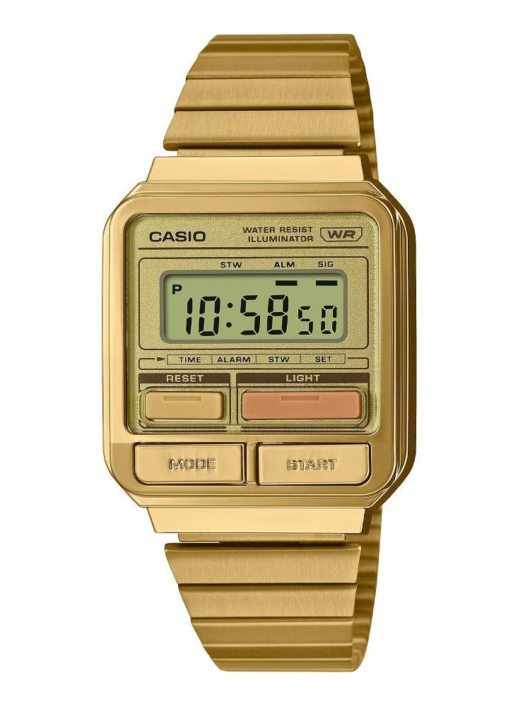 CASIO New Vintage Digital Stainless Steel A120WEG-9ADF 