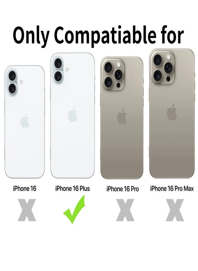 TENOC Phone Case Compatible with iPhone 16 Plus, Clear Case Shockproof Protective Bumper Slim Cover for 6.7 Inch - Image 2