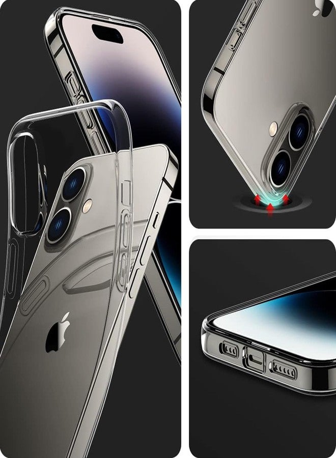 TENOC Phone Case Compatible with iPhone 16 Plus, Clear Case Shockproof Protective Bumper Slim Cover for 6.7 Inch - Image 3