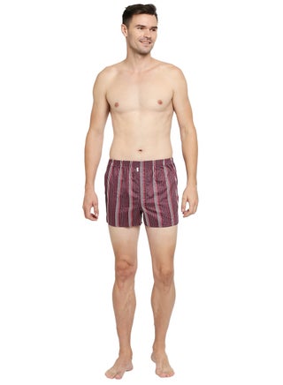 Men's Striped Boxers - Maroon - pzsku/Z4CFB23D86B7A4AB58C32Z/45/_/1700901342/14a65caf-9180-4da3-a529-42d40b58fabc