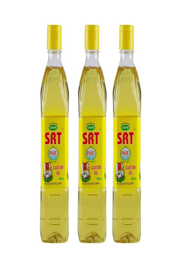 SRT Pasu Castor Oil, 500 ml (Pack of 3) - Image 1