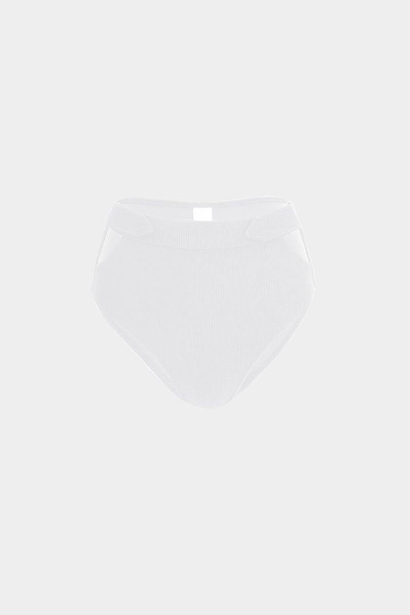 Açelya Okcu Azalea Okcu Premium Textured High Waist Idunn Fit Women's Bikini Bottom  - Image 1