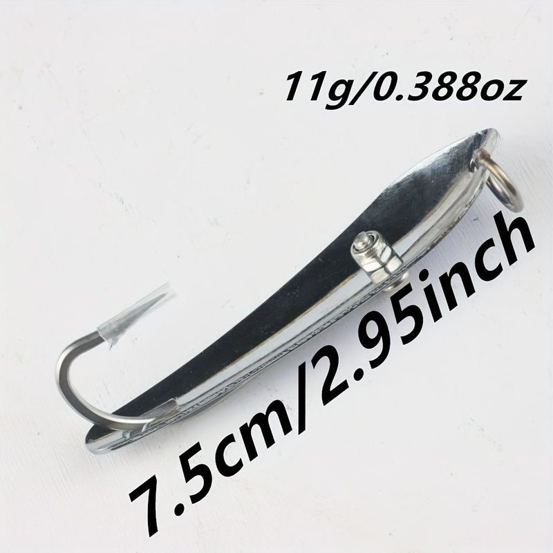 4pcs Fishing Spoons Color 3 Noon Fishing Lures - Image 2