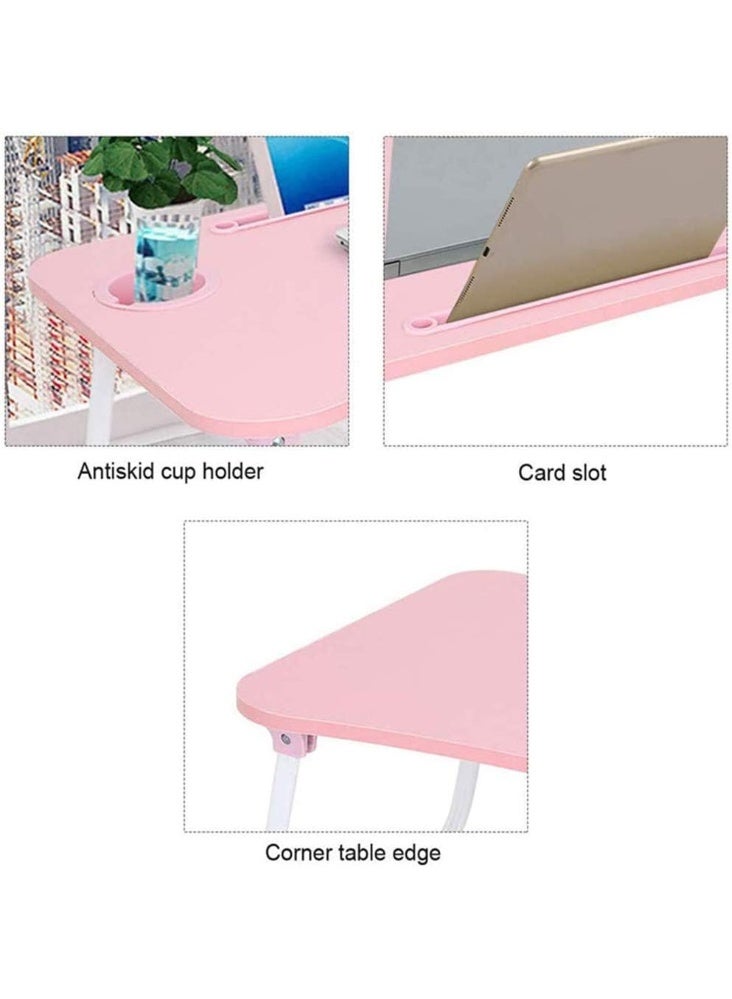 Astory Laptop Bed Tray Table – Portable Foldable Lap Desk for Laptop & Reading (Wood) - Image 2