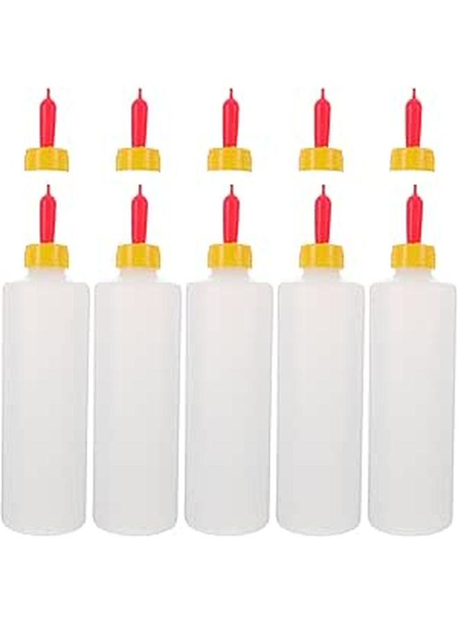 5 Sets Farm Lamb Feeding Bottles with Nipples for Kids Calves Goats Livestock Pets - Image 1