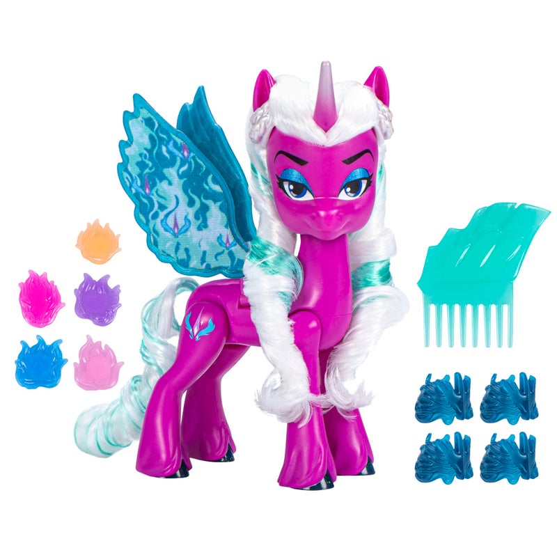 My Little Pony Dolls Opaline Arcana Wing Surprise, 5-Inch Toy Alicorn with Accessories, Toys for 5 Year Old Girls and Boys - Image 1