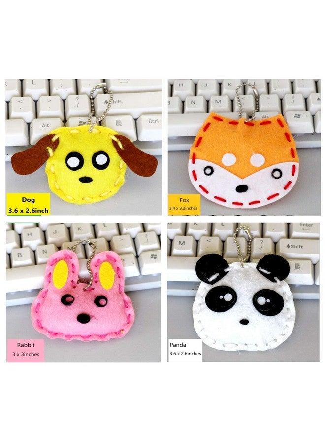 Adam Victor Adam Victor Kids DIY- First Sewing Kit for Kids, Learn to Sew DIY Craft Kits, Lovely Animals Style- Frog, Owl, Fox, Cat, Rabbit, Dog, Duck, Elk, Sheep, Sloth, Panda and Tiger, Ages 12+(12PCS)  - Image 2