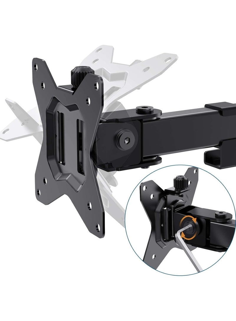 Dual Monitor Arm Height Adjustable Mount for 17-32 Inch Screens - Image 3