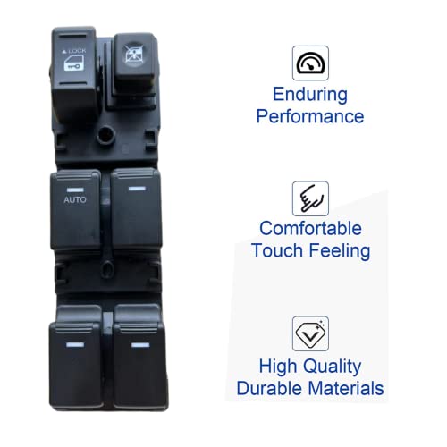MOJTBE Power Window Master Switch Compatible with KIA Sorento R 2010 2011 2012 2013 2014 Replace OE# 93570-2P100VA Front Left Driver Side - Image 4