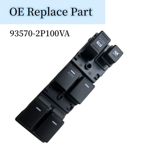 MOJTBE Power Window Master Switch Compatible with KIA Sorento R 2010 2011 2012 2013 2014 Replace OE# 93570-2P100VA Front Left Driver Side - Image 5