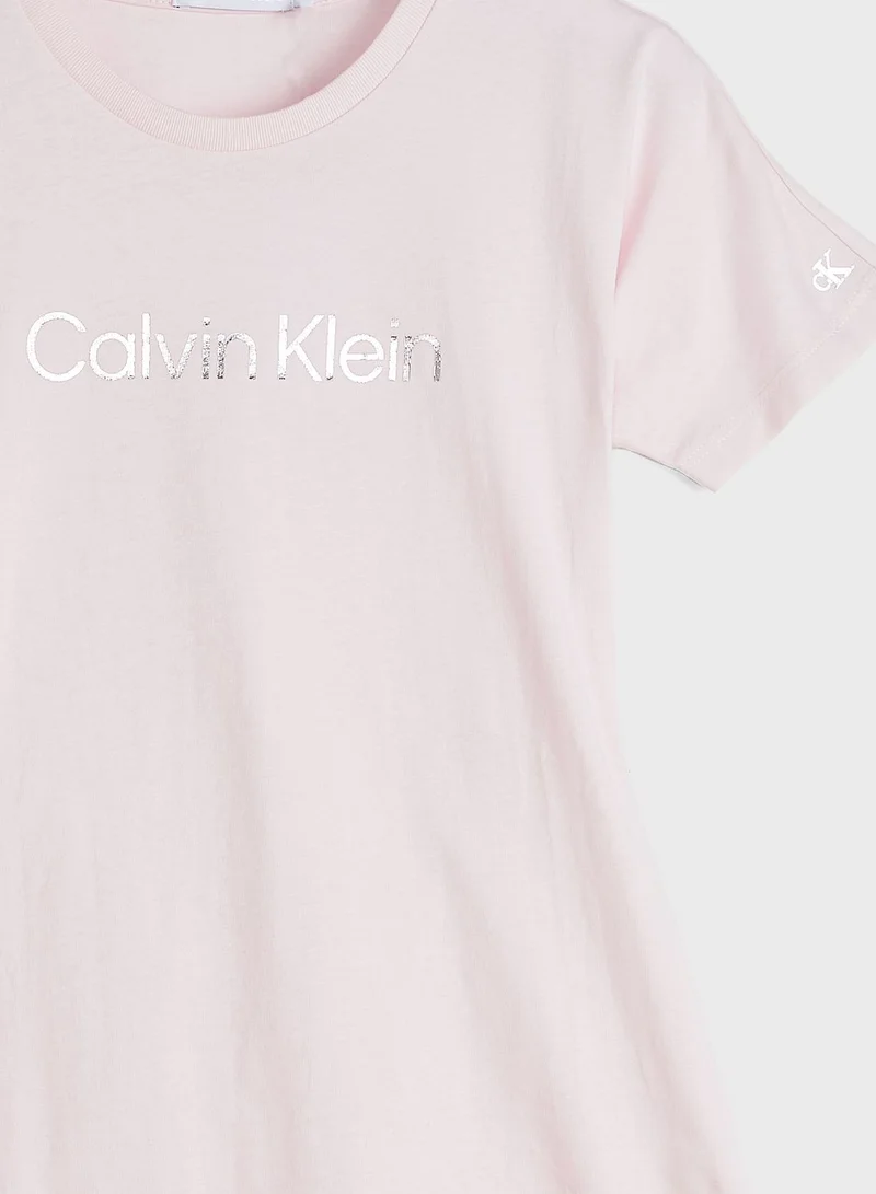 Calvin Klein Jeans Kids Institutional Logo Dress
