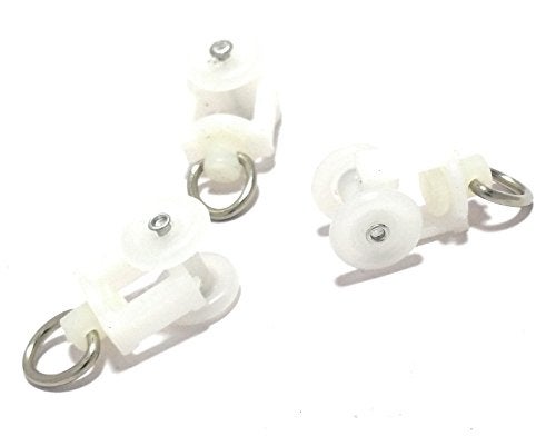 FAPBADRI Runners/Sliders for M Track/Curtain Channel, Colour - White, 100 Pieces, Standard Size - Image 3