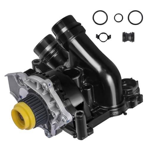AUTOSTARSHIP Engine Aluminum Water Pump Compatible with 2008-2013 Audi A3 2.0L/ 2011-2016 Audi Q5 L4 2.0L, 2009-2018 Volkswagen Tiguan L4 2.0L 06H121026CQ 06H121026AB - Image 1