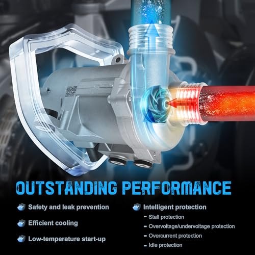 AUTOSTARSHIP Engine Aluminum Water Pump Compatible with 2008-2013 Audi A3 2.0L/ 2011-2016 Audi Q5 L4 2.0L, 2009-2018 Volkswagen Tiguan L4 2.0L 06H121026CQ 06H121026AB - Image 4