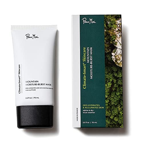 Pour Moi Mountain Moisture-Burst Mask – Hydrating Facial Treatment for High-Altitude, Dry Skin, Eases Skin Adaptation and Supports Resilient, Youthful Complexion - Image 1
