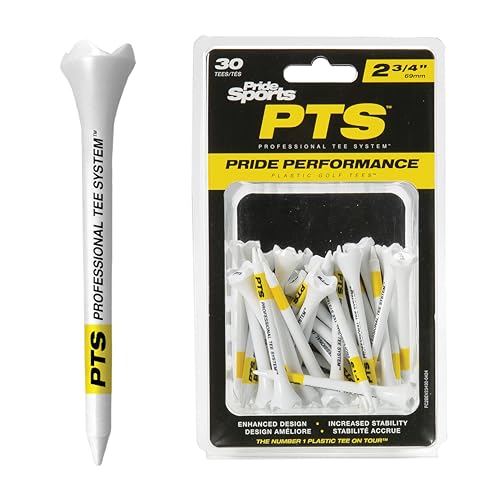 PrideSports Pride Professional System Evolution Tee, 2-3/4 inch - 30 Count (Yellow) - Image 1