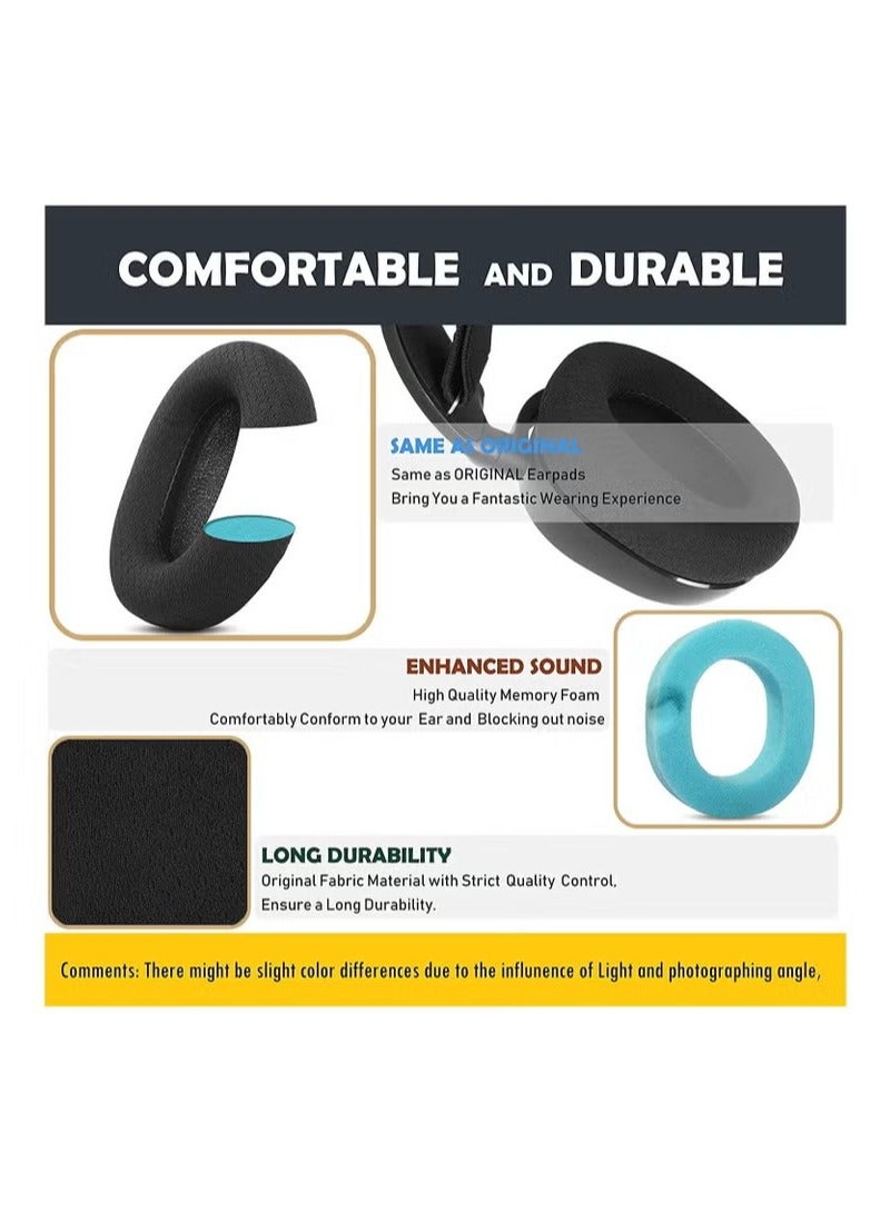 Replacement Ear Pads Headphone Earpads Compatible with SteelSeries Arctis 1/Arctis 3/Arctis 5/Arctis 7/Arctis 9 RGB Illuminated Gaming Headset - Image 3