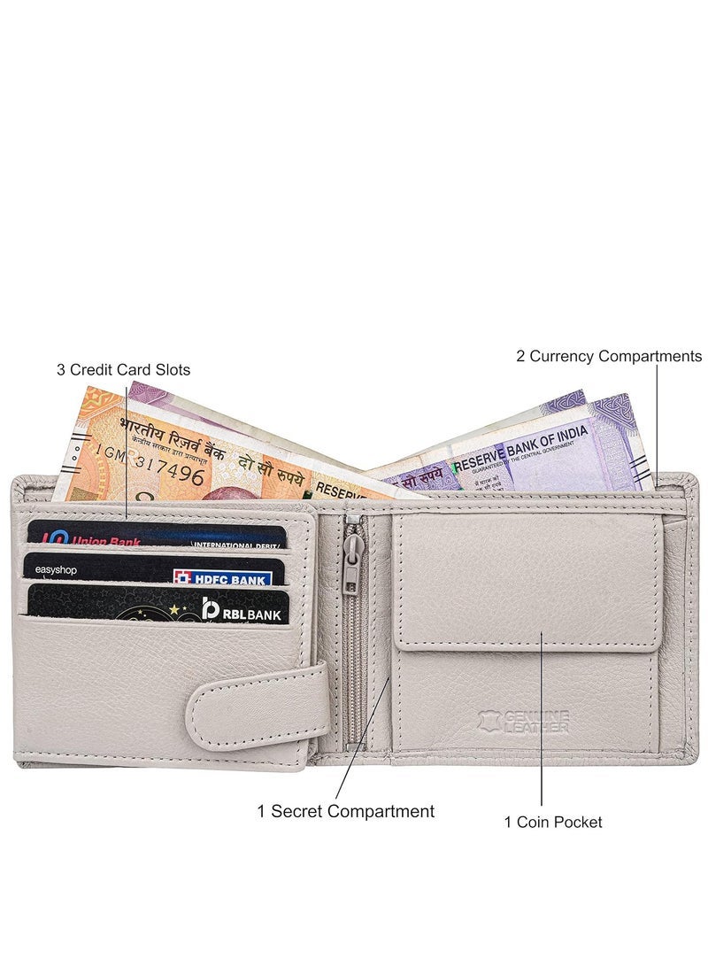 URBAN FOREST Oliver Sand Leather Wallet for Men - Image 3