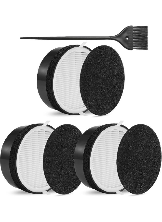 Generic DerBlue 3 Sets True HEPA Filter Compatible with LV-H132 Activated Carbon Filters Set Part # LV-H132-RF  - Image 1