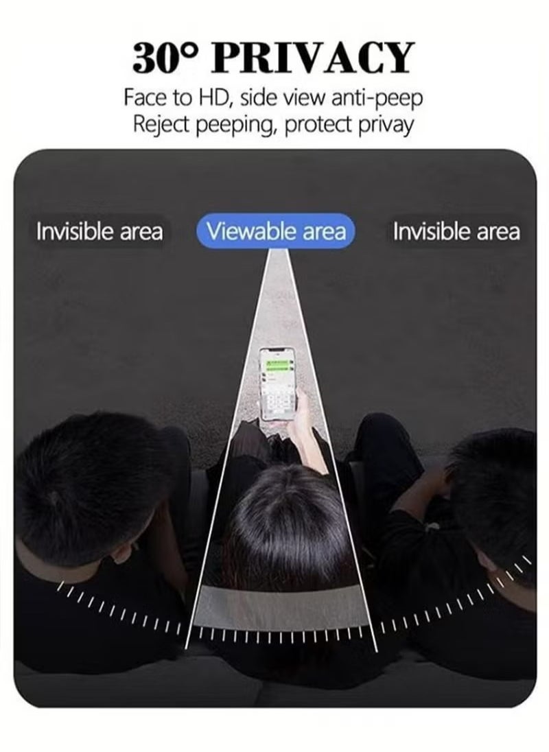 X-level [2 Pack] Samsung Galaxy S24 Ultra Privacy Screen Protector,Support Fingerprint Unlock Film Protector for S24 Ultra,9H Hardness Tempered Glass Dispaly Protection,Anti-Scratch Anti-drop Case Friendly  - Image 4
