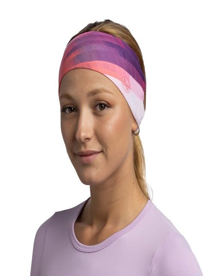 BUFF CoolNet UV Ellipse Headband, UPF 50 Sun Protection, Breathable, Cooling Hair Wrap, Versatile, Quick Dry Bandana, Wae Purple, Adult Size - Image 3