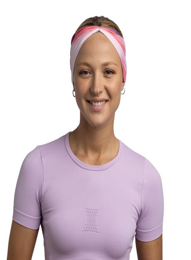 BUFF CoolNet UV Ellipse Headband, UPF 50 Sun Protection, Breathable, Cooling Hair Wrap, Versatile, Quick Dry Bandana, Wae Purple, Adult Size - Image 2