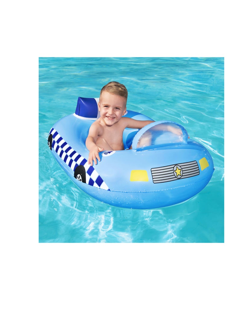 Bestway Children's swimming boat in the form of a police car  - Image 1