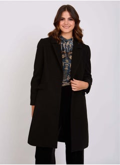 DALYDRESS Women Regular Fit Coat - Black  - Image 2