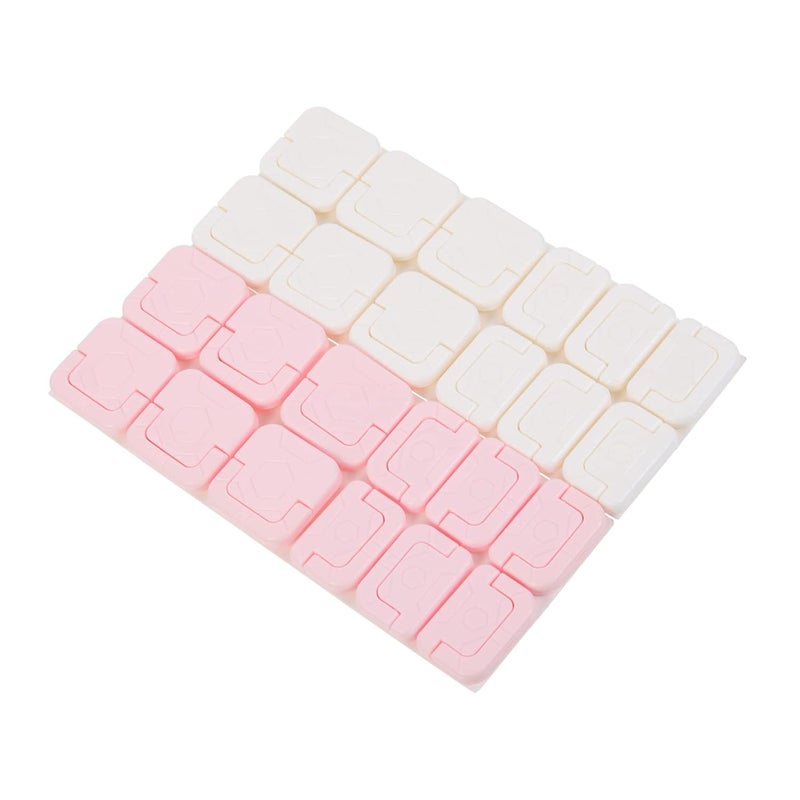 24pcs Safety Electric Socket Covers Plug Protectors for Boys and Girls Durable Material Easy to Install Prevents Electric Shock - Image 1