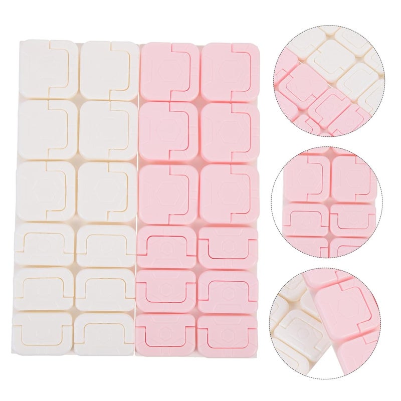 24pcs Safety Electric Socket Covers Plug Protectors for Boys and Girls Durable Material Easy to Install Prevents Electric Shock - Image 5
