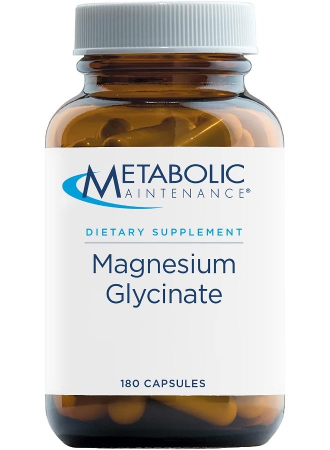 Metabolic Maintenance صيانة الأيض، مغنيسيوم جليسينات، 180 كبسولة - Image 1
