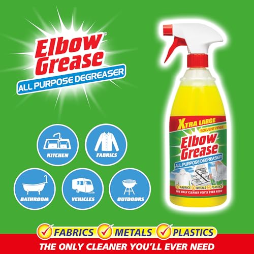 Elbow Grease All Purpose Degreaser Spray – Extra Large (1 Litre) | Removes Grease & Oil from Kitchens & Bathroom Surfaces, Outdoor, Vehicles & Fabrics - Image 2
