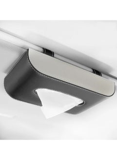 Generic Senior PU Leather Car Visor Tissue Holder  - Image 1