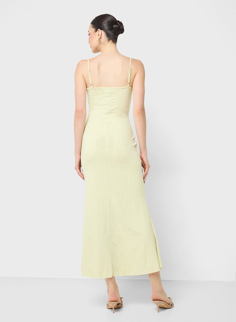 Ginger Bead Embellished Slip Dress - Image 2