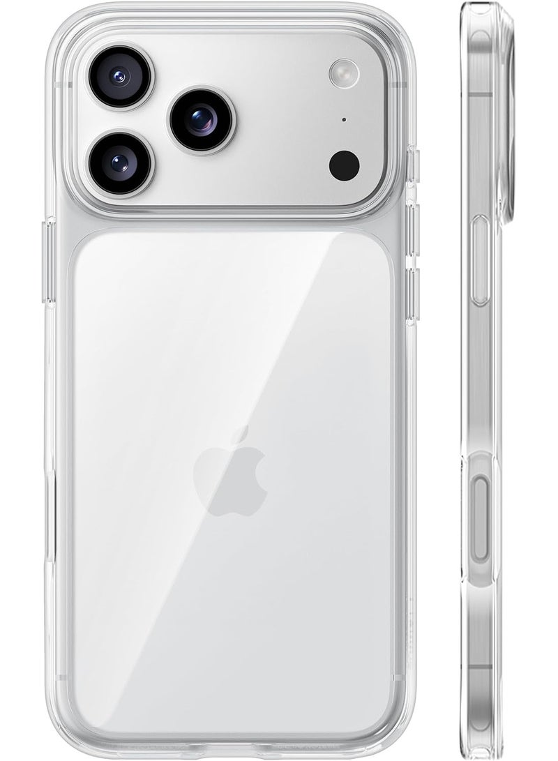 Crystal Clear Case for iPhone 17 Pro Max, Anti Yellowing, Military Grade Drop Protection, Ultra Slim Transparent Phone Case with Soft TPU Bumper, Anti Scratch, Non Slip, Precise Cutouts - Image 1