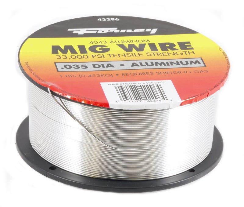 Forney 42296 Mig Wire Aluminum Alloy ER4043 035Diameter 1Pound Spool