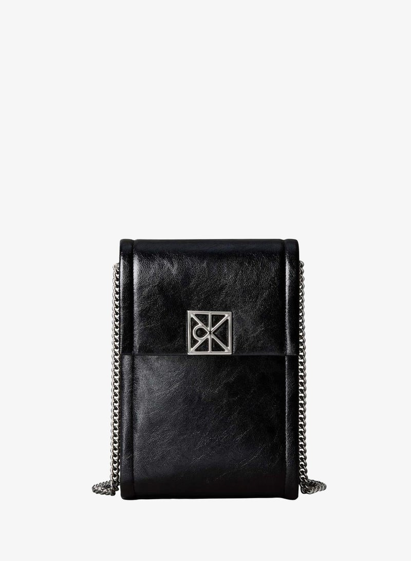 CALVIN KLEIN Emblem Logo Crossbody Phone Bag - Image 1